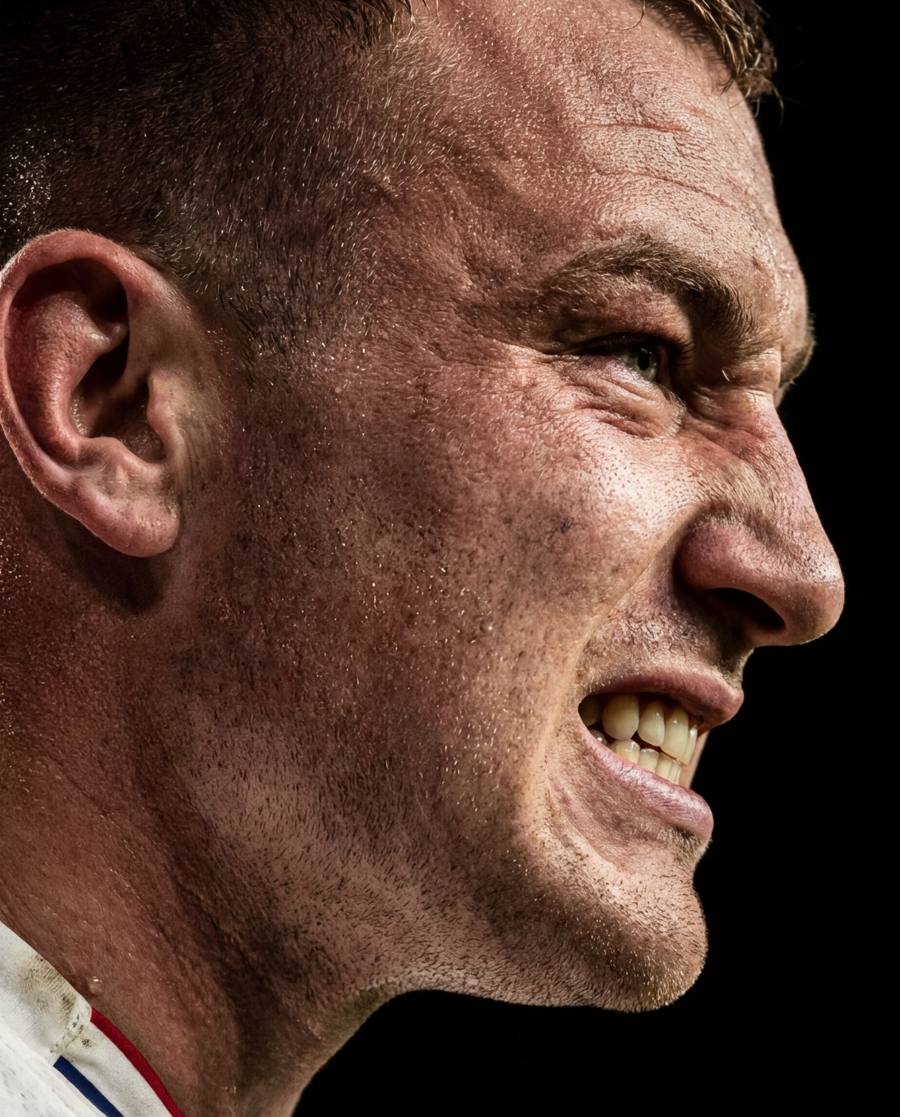 Tight Profile Close-Up: human focal point, intensity